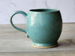 Handcrafted Pottery mug - Green cup - Handmade ceramic small mug- Teacup - Unique gift for her - 350ml cup