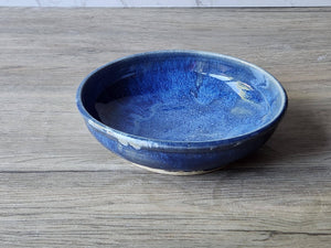 Handmade pottery Bowl - handmade blue ceramic pasta bowl - cereal bowl- Australian-made ceramics - Single serve salad bowl-decorative bowl
