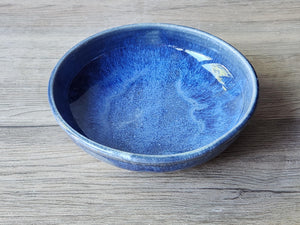 Handmade pottery Bowl - handmade blue ceramic pasta bowl - cereal bowl- Australian-made ceramics - Single serve salad bowl-decorative bowl