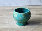 Handmade Japanese-style tea cup - whisky cup - Ceramic yunomi with crystalline glaze -Guinomi - Pottery mug - 200 ml pottery tumbler
