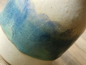 handmade ceramic liquid soap dispenser - Pottery liquid soap pump bottle - unique bathroom accessory