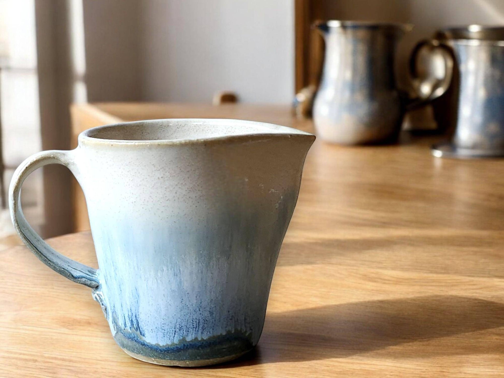 Handmade ceramic milk jug 250ml Melbourne pottery
