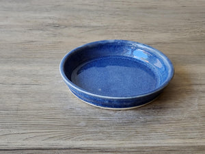 Ceramic trinket bowl - Trinket dish - small saucer -ring bowl - jewellery bowl- two colours- Green or Blue