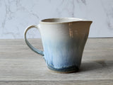 Handmade pottery Jug, 250ml ceramic creamer, Australian-made milk jug, Green/blue creamer, gravy boat, milk jug, small green pitcher