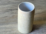 Small crystalline porcelain vase with iridescent glaze