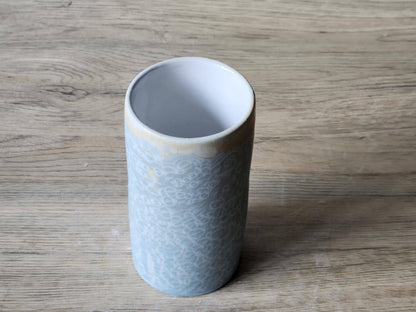 Handmade Crystalline bud vase - Pottery vase - Ceramic tumbler - Unusual small gift - Australian handmade decorative