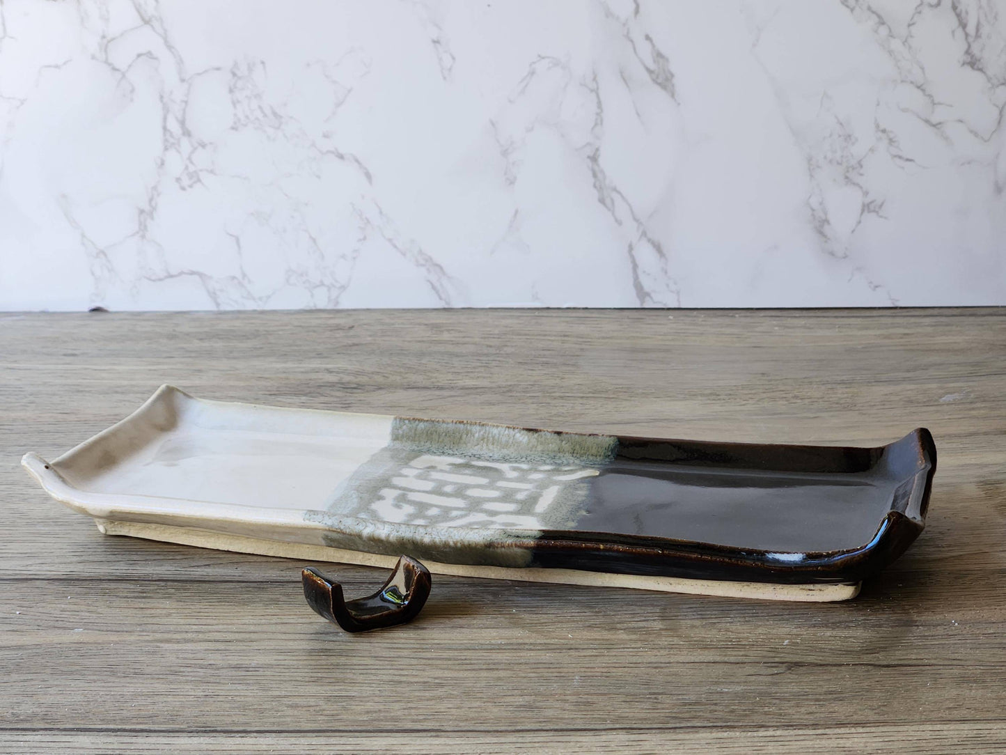 Rustic ceramic cheese and charcuterie board – handmade in Australia