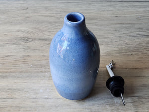 Hand made Pottery Oil Bottle - Ceramic Olive oil pourer - 350ml Oil dispenser -made in Australia - Vinegar bottle