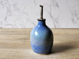 Hand made Pottery Oil Bottle - Ceramic Olive oil pourer - 400ml Oil dispenser -made in Australia - Vinegar bottle