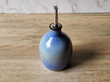 Hand made Pottery Oil Bottle - Ceramic Olive oil pourer - 400ml Oil dispenser -made in Australia - Vinegar bottle