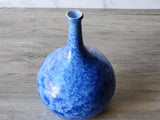 Handmade Ceramic Vase with Blue Crystalline Glaze - Handcrafted Pottery for Flower Display - Unique Australian Pottery Gift