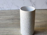 Handmade Crystalline bud vase - Pottery vase - Ceramic tumbler - Unusual small gift - Australian handmade decorative - white vase