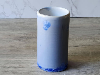 Unique Australian pottery vase with crystalline glaze finish