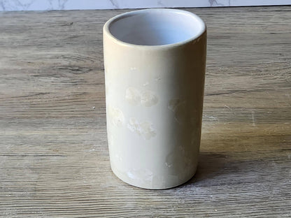 Small handmade ceramic toothbrush holder