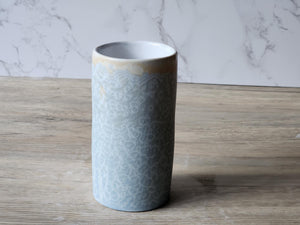 Handmade Crystalline bud vase - Pottery vase - Ceramic tumbler - Unusual small gift - Australian handmade decorative