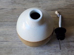 Ceramic Olive Oil Pourer 400ml Handcrafted Pottery Oil Bottle Dispenser Vinegar Cruet Made in Australia