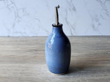 Hand made Pottery Oil Bottle - Ceramic Olive oil pourer - 350ml Oil dispenser -made in Australia - Vinegar bottle