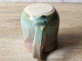 Large Handmade Ceramic Mug 400ml – Pottery Coffee Cup for Men, Coffee Lover Gift, Gift for Him - SECOND