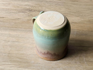 Large Handmade Ceramic Mug 400ml – Pottery Coffee Cup for Men, Coffee Lover Gift, Gift for Him - SECOND