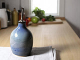 Hand made Pottery Oil Bottle - Ceramic Olive oil pourer - 400ml Oil dispenser -made in Australia - Vinegar bottle