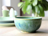 Handmade stoneware bowl for noodles, soup, or cereal