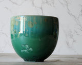 Handmade Ceramic Display Bowl with Crystalline Glaze - Small Serving Bowl - Unique Gift for Home Decor