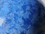 Close-up of crystals on Porcelain flower vase handmade in Australia