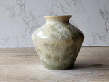 One of a kind crystalline vase handmade in Australia