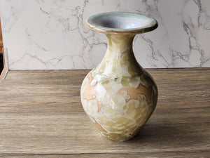 Large handmade pottery vase for flowers – 23cm