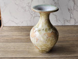 Large handmade pottery vase for flowers – 23cm