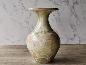 Handmade crystalline pottery vase – Australian seller