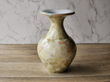 Porcelain crystalline pottery vase – 23cm handmade