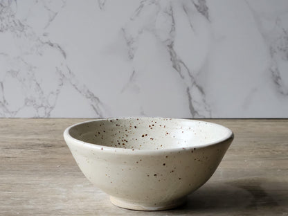 Side view of small handmade Pottery bowl