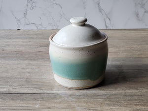  Beautiful and functional handmade  pottery sugar bowl.