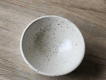 Top view of small Pottery bowl made in Australia
