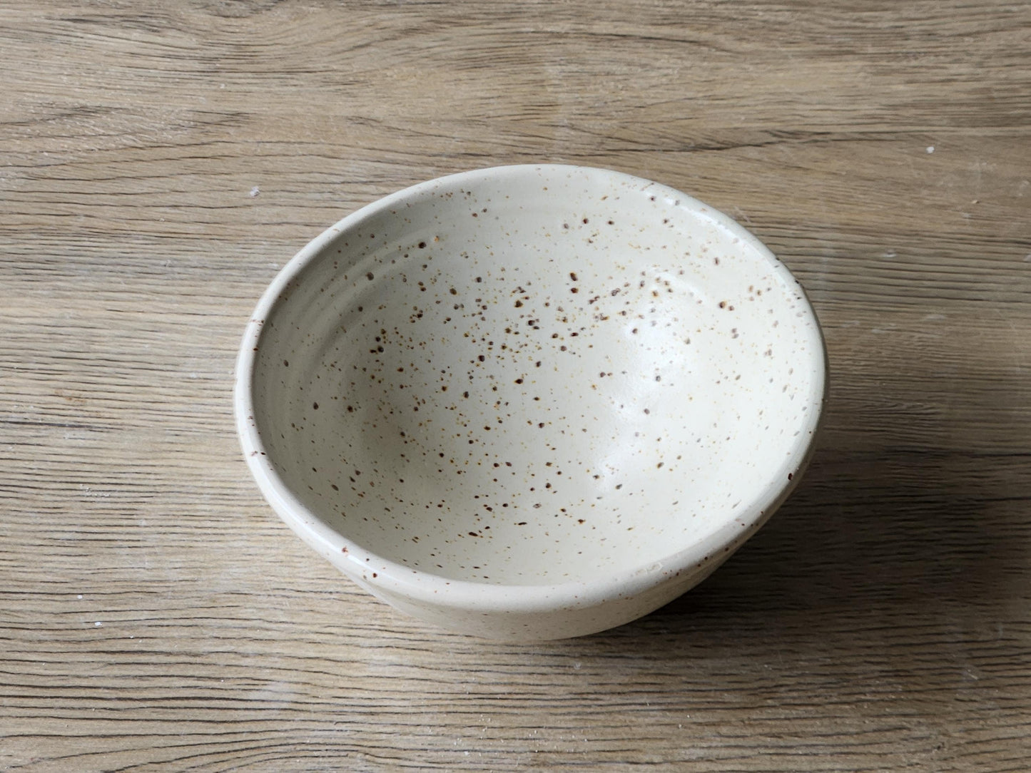 Handmade Ceramic Condiment Bowl – Speckled Buttermilk Glaze made in Melbourne - Australia