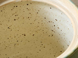 Handmade Ceramic Jar: Brown & Spearmint Green mottled 2 cup capacity Pottery, Food-Safe Stoneware
