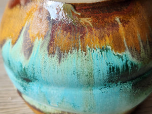 Close up of Handmade Japanese-inspired yunomi from Australia