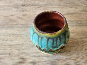 inside look of the Food-safe stoneware yunomi cup handmade in Australia