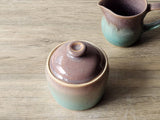 Tall ceramic jar for tea, sugar, or spices – handmade pottery