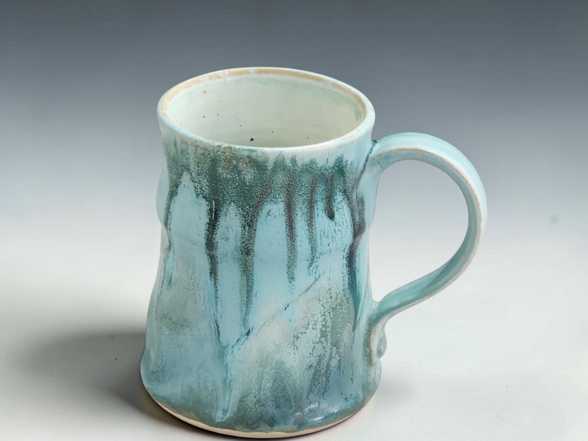 Handmade Melbourne stoneware mug for coffee, tea and hot chocolate