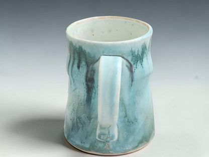 Bush Creek Mist ceramic mug with satin-glazed interior and gloss-to-satin exterior finish