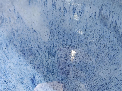 Small Handmade Blue Pottery Bowl | Condiment or trinket dish