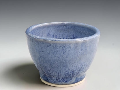 Small Handmade Blue Pottery Bowl | Condiment or trinket dish