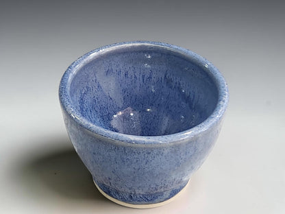 Small Handmade Blue Pottery Bowl | Condiment or trinket dish