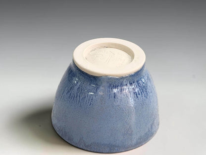 Small Handmade Blue Pottery Bowl | Condiment or trinket dish