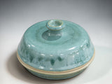 Handmade pottery covered serving dish with lid artisan ceramic bowl Australian made