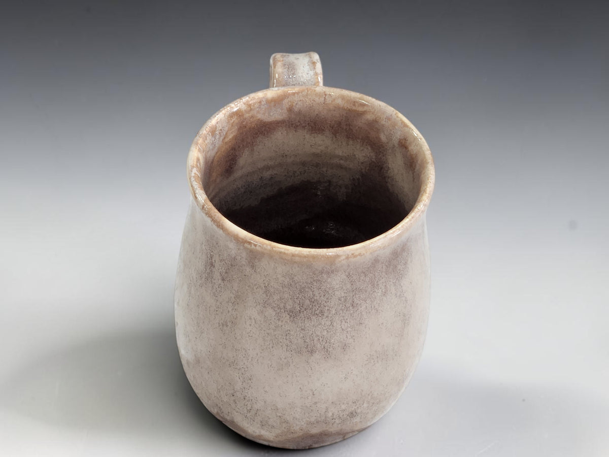 400ml handmade mug displayed on a light kitchen bench