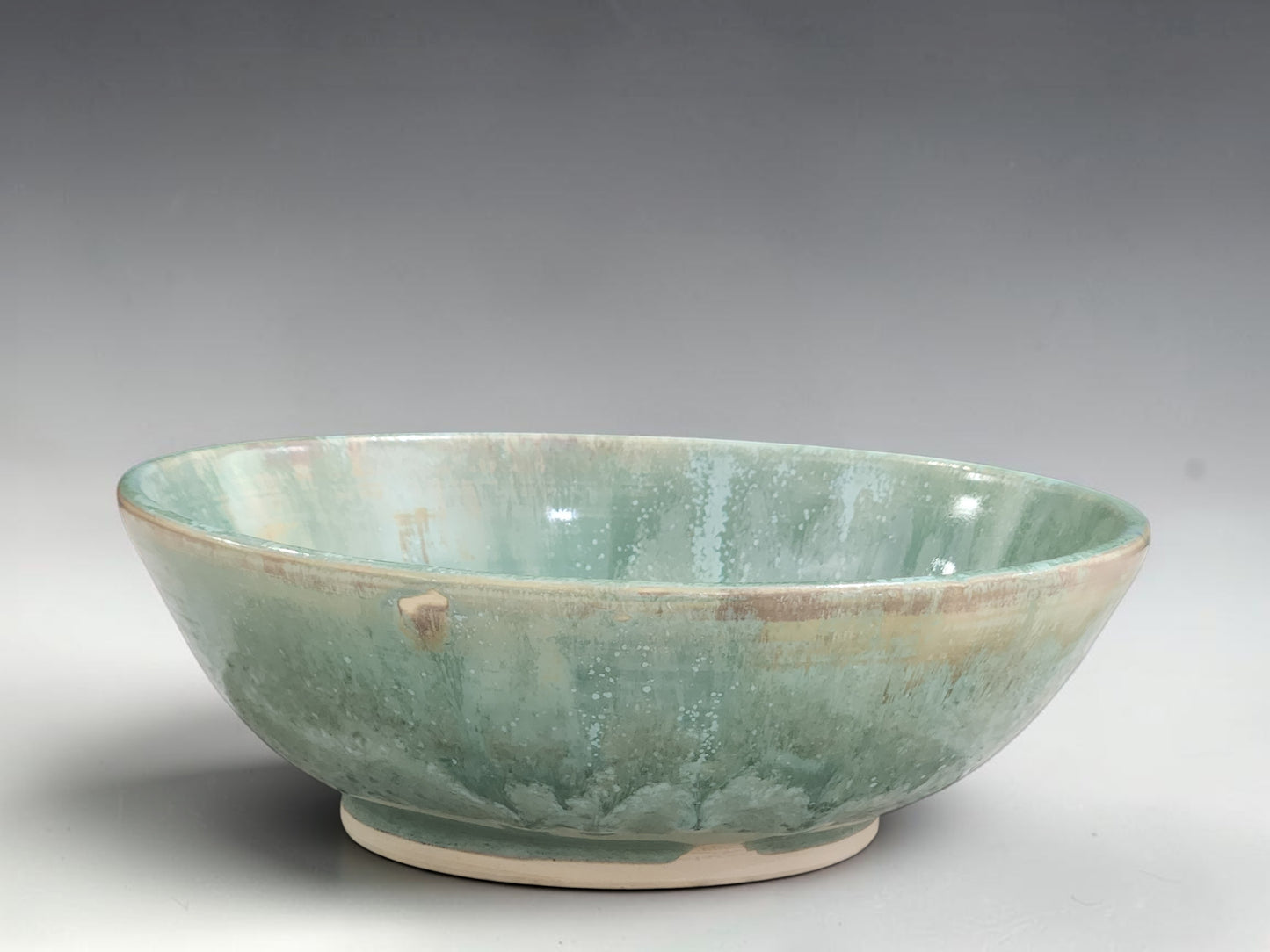 Wheel thrown ceramic serving bowl handmade in Melbourne Australia