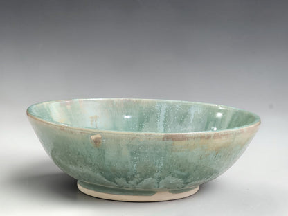 Wheel thrown ceramic serving bowl handmade in Melbourne Australia